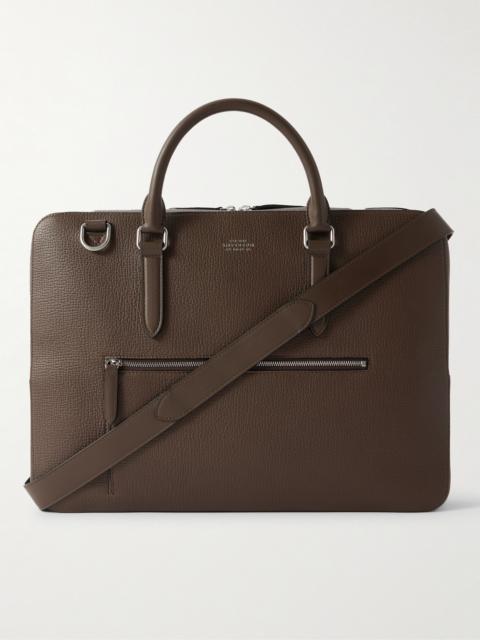 Smythson Full-Grain Leather Briefcase