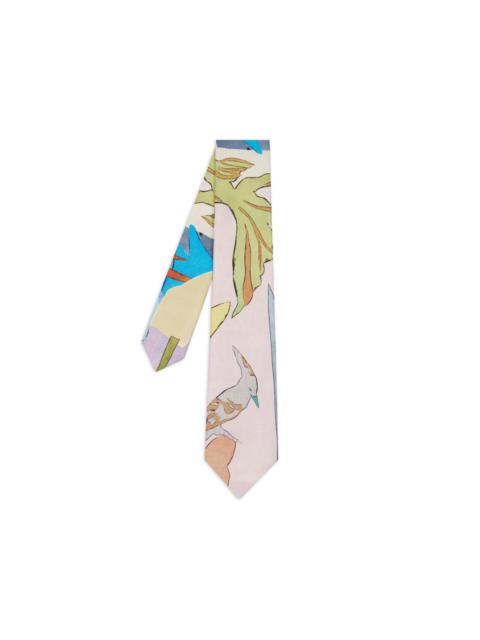 Paul Smith River Collage-print tie