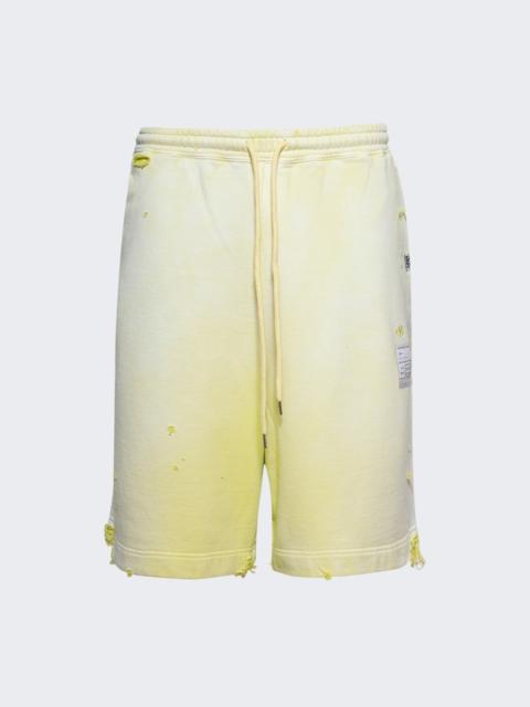 Maison MIHARAYASUHIRO Sun Faded Shorts Yellow