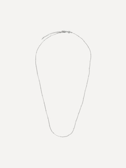 MISSOMA Sterling Silver Long Bobble Chain Necklace