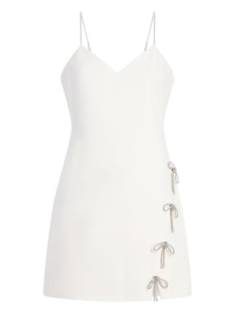 Cinq à Sept corded rhinestone bow rella dress