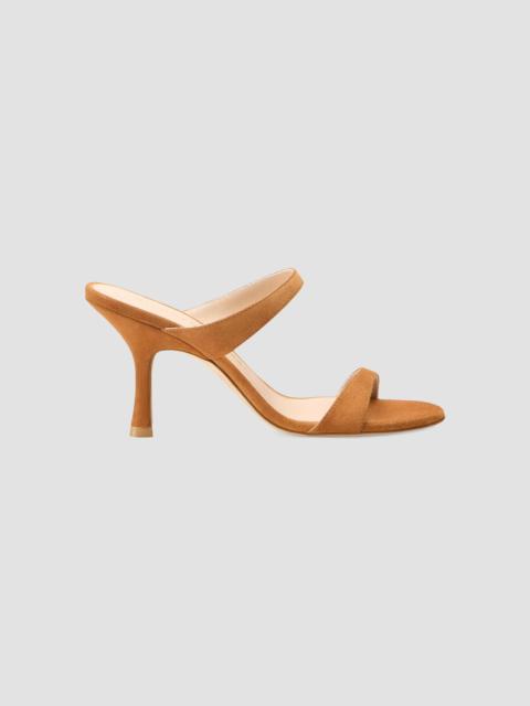 Stuart Weitzman Women's Nudist 85MM Suede Sandals - Hazel