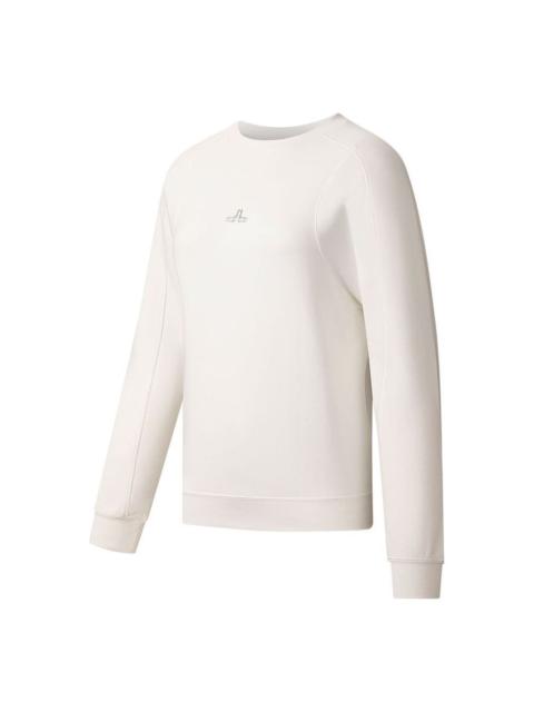 Li-Ning (WMNS) Li-Ning Classique Crewneck Sweatshirt 'White' AWDS776-1