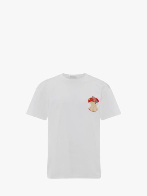 JW Anderson APPLE CORE LOGO T-SHIRT