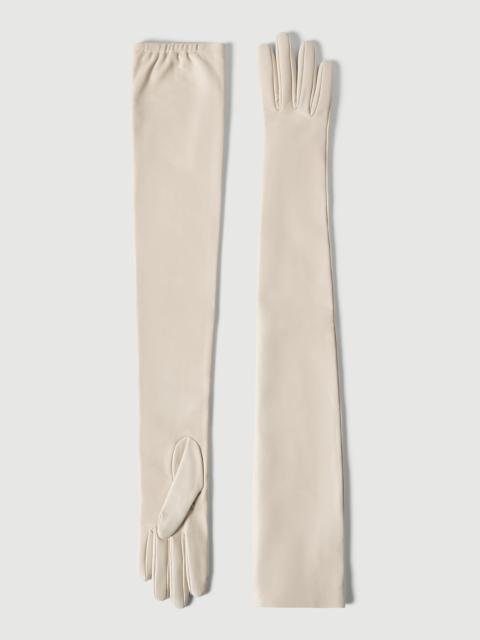 Brunello Cucinelli Nappa leather long gloves