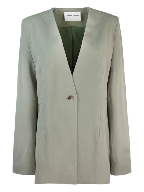 SAMSØE SAMSØE single-button V-neck blazer