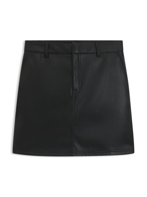 HUGO MINI SKIRT IN FAUX LEATHER