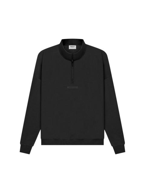 Fear of God Essentials Mockneck Half Zip 'Black'