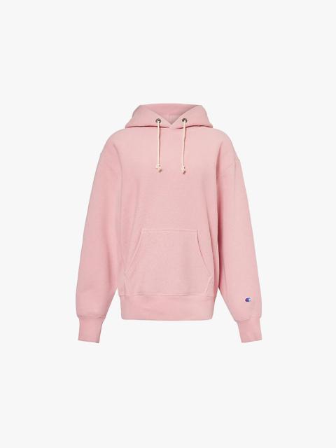 Champion Brand-appliqué relaxed-fit cotton-blend jersey hoody