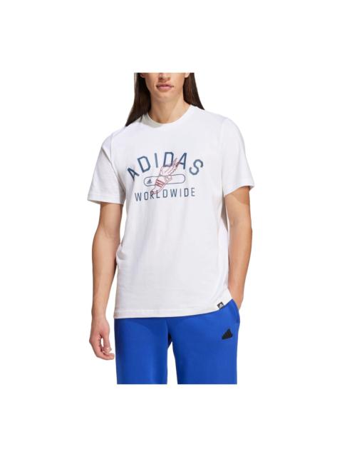 adidas Collegiate Graphic T-Shirt 'White' IZ1170