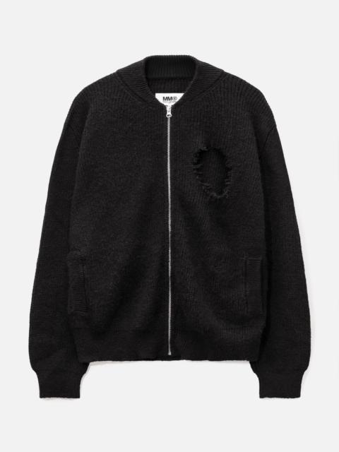 MM6 Maison Margiela DISTRESSED CARDIGAN