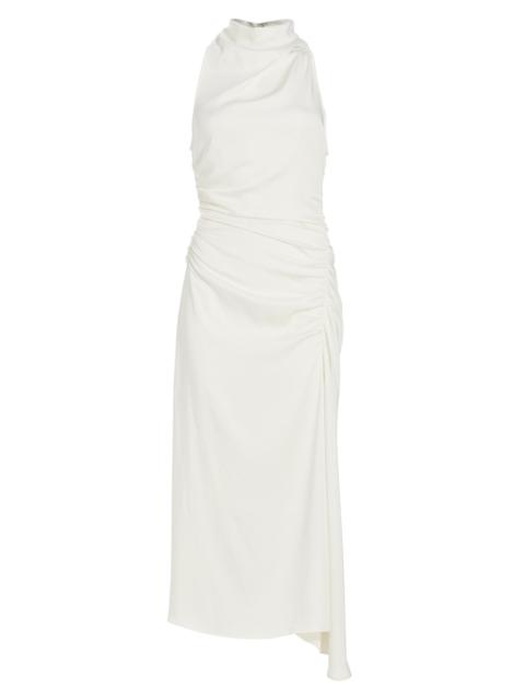 A.L.C. A. L.C. Women's Inez Satin Halter Dress - Whisper White
