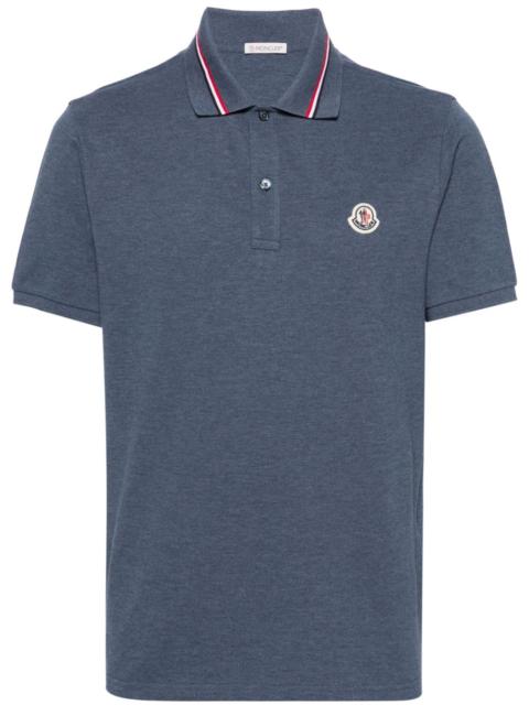 Moncler logo-patch piquÃ© polo shirt