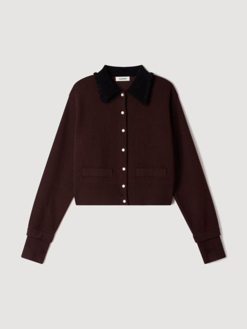 Sandro CROPPED COATIGAN