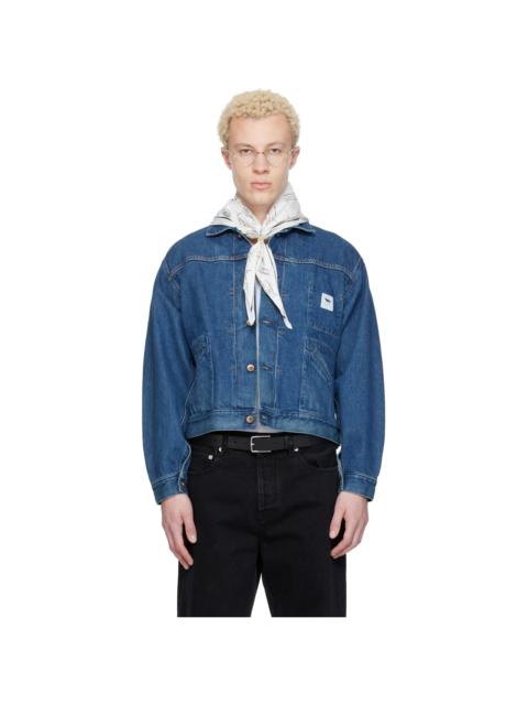 Maison Kitsuné Blue KURO Edition Selvedge Voyage Denim Jacket