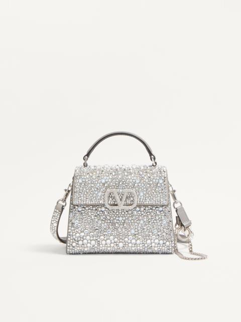 Valentino MINI VSLING HANDBAG WITH SPARKLING EMBROIDERY