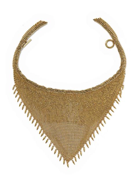 KENDRA SCOTT Keziah Vintage Gold Statement Bandana Necklace