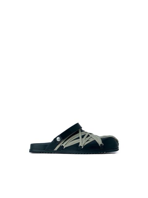 Rick Owens cross-strap slippers