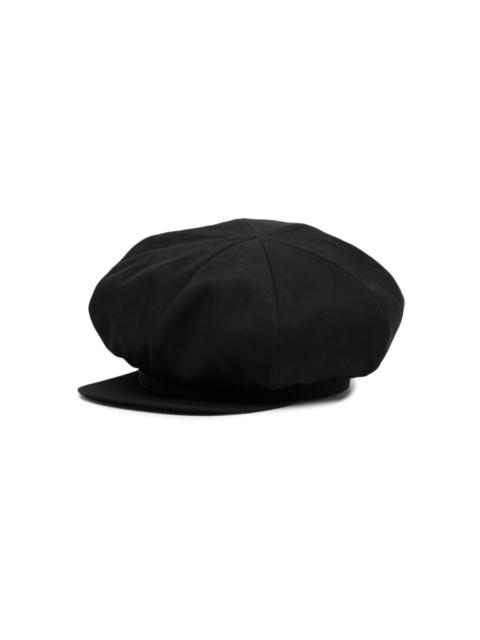 Yohji Yamamoto wool curved-peak beret