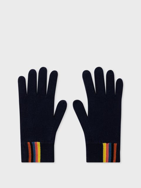 Paul Smith Merino Wool 'Artist Stripe' Gloves