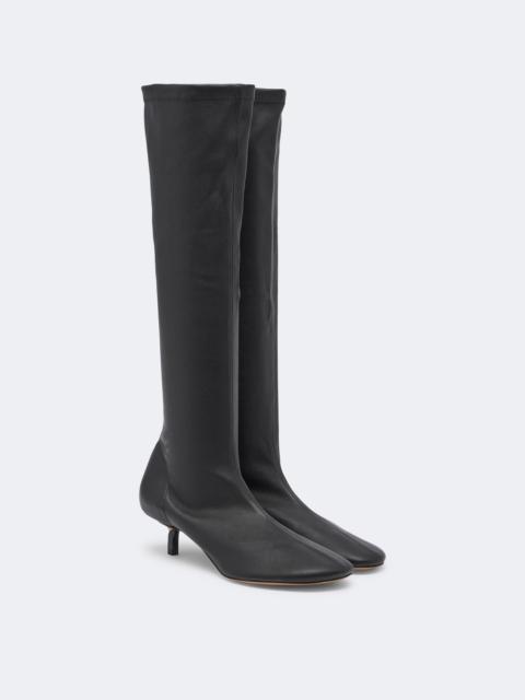 JACQUEMUS Collant leather knee-high boots