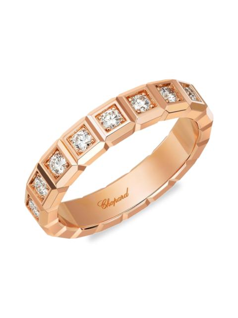 Chopard Women's Ice Cube 18K Rose Gold Diamond Ring - Rose Gold