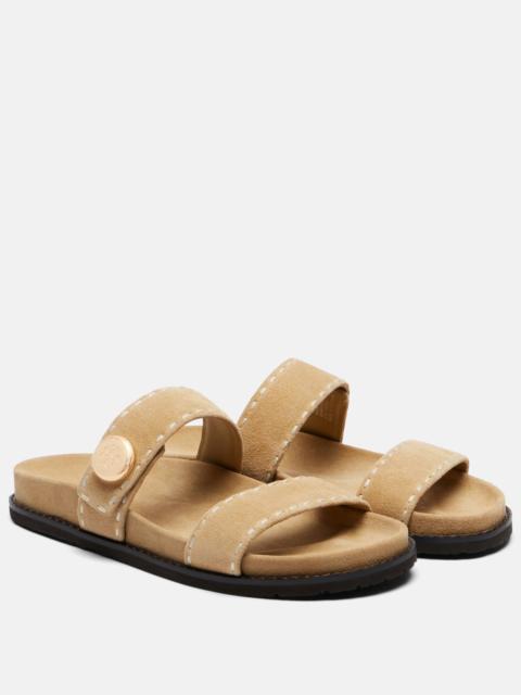 TORY BURCH Romy Sport suede slides