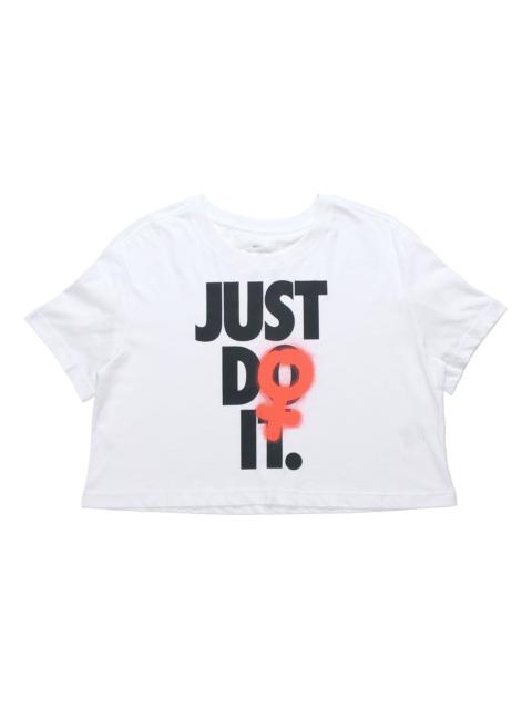 Nike (WMNS) Nike Nsw Rebel Crop Short Sleeve White BV7171-100