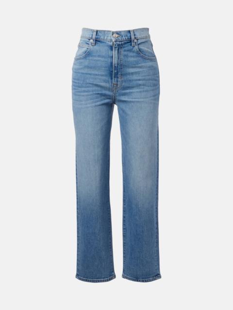 SLVRLAKE London cropped high-rise straight jeans