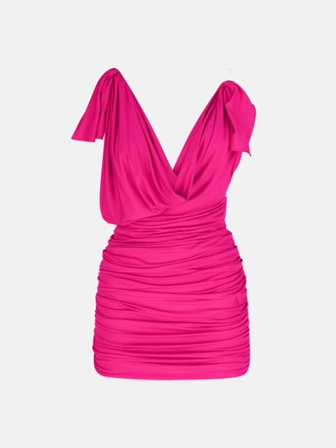 THE ATTICO FUSCHIA MINI DRESS