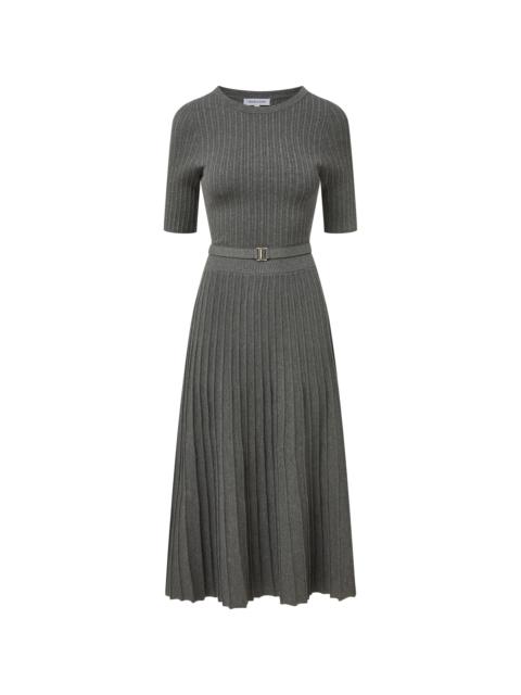 VERONICA BEARD ELTHEA BELTED MIDI DRESS