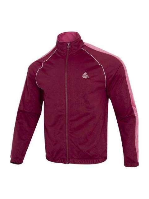 Nike Men's Nike Ga Nk Lwt Jkt Athleisure Casual Sports Stand Collar Colorblock Jacket Wine Red DQ5661-638