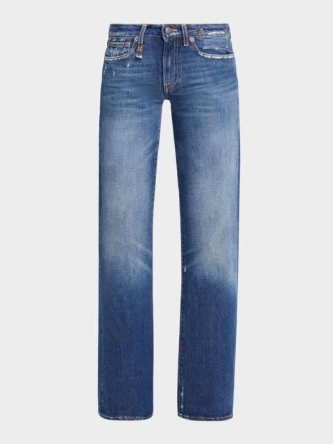 R13 Effie Low-Rise Relaxed Straight Jeans