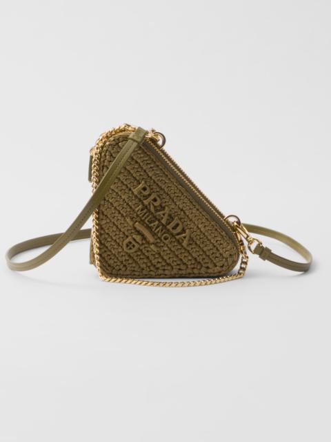 Woven fabric mini-pouch