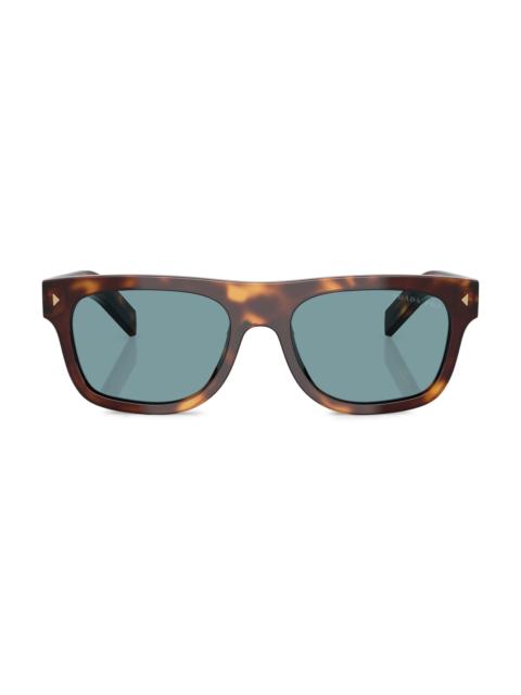 Prada Men's 55MM Pillow Sunglasses - Tortoise