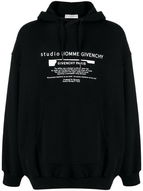 Givenchy Studio Homme oversized hoodie