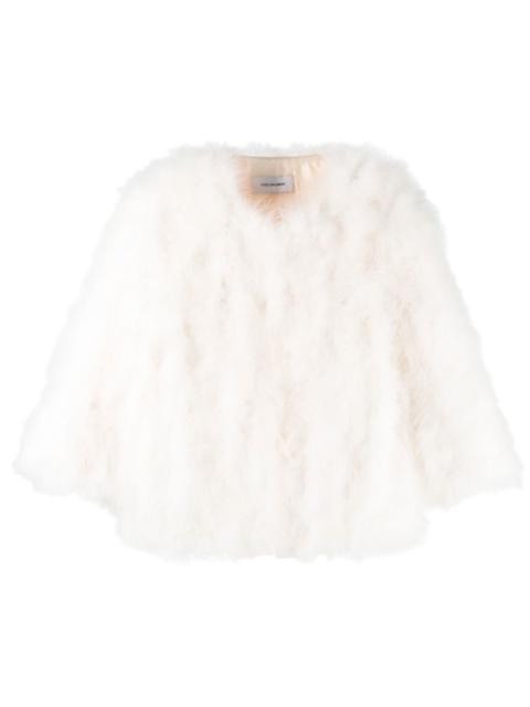 Yves Salomon feather-trim jacket
