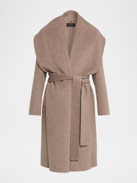 KOBI HALPERIN Yael Shawl-Collar Wrap Coat