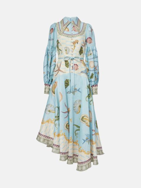 ALÉMAIS Bath House linen-blend shirtdress