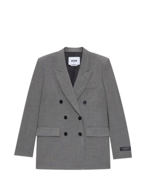 MSGM double-breasted blazer