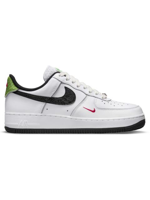 Nike Nike Air Force 1 Low '07 Just Do It Snakeskin White Black (Women's)