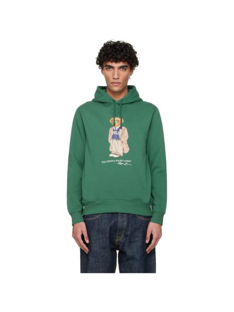 Polo Ralph Lauren Green 'Polo Bear' Fleece Hoodie