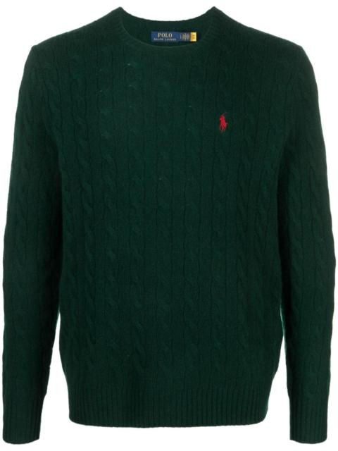 Polo Ralph Lauren Polo Pony-motif cable-knit jumper
