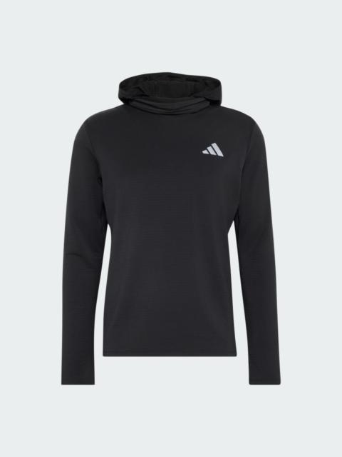 adidas adi365 Running Essentials Winterized Long Sleeve Hooded Track Top