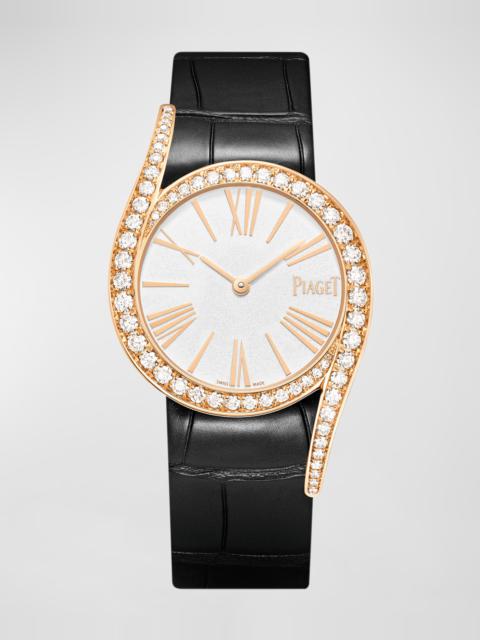 Piaget Limelight Gala 32mm 18K Rose Gold Diamond Auto Watch