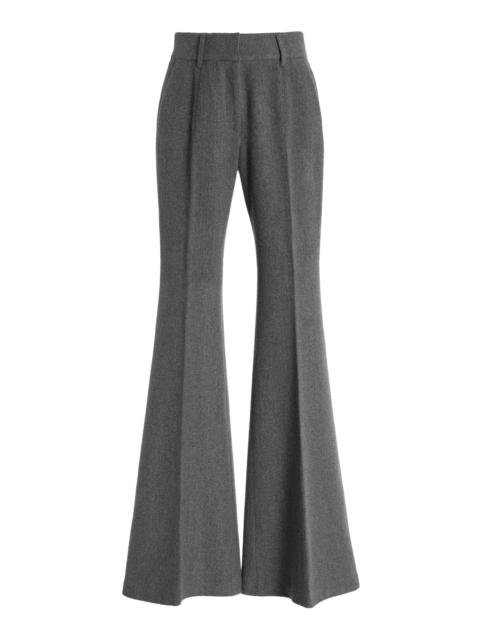 GABRIELA HEARST Rhein Pant in Dark Grey Multi Cashmere Virgin Wool Herringbone