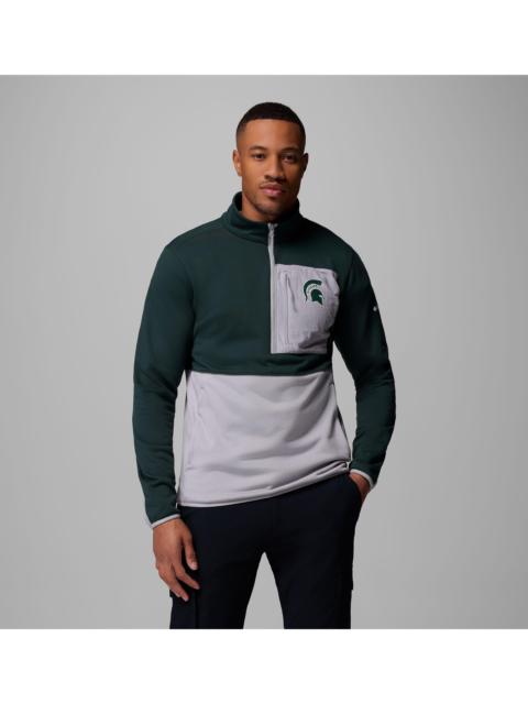 Columbia Men's Collegiate Columbia Hike Half Zip Jacket - Michigan State