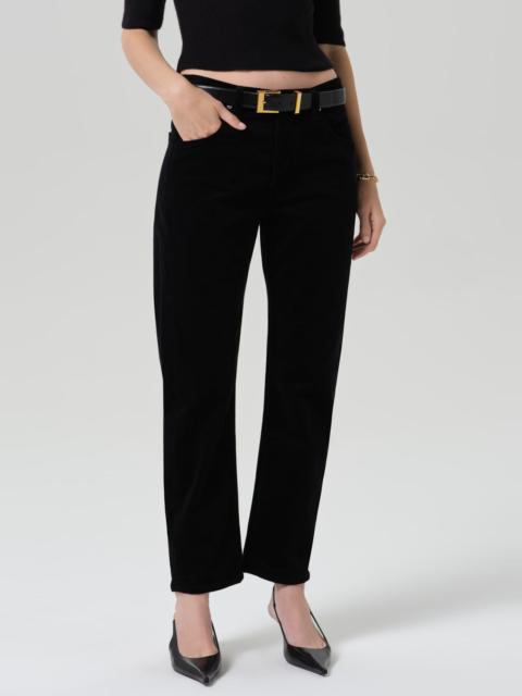 Citizens of Humanity Winslow Boyfriend Long Corduroy In Black