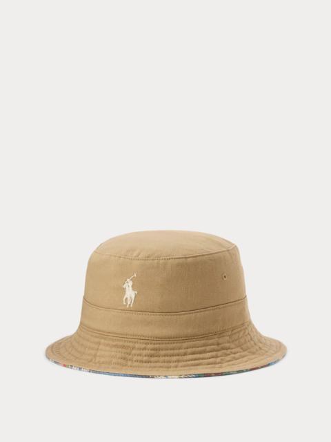 Polo Ralph Lauren Reversible Twill-Flannel Bucket Hat
