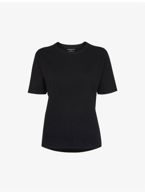 WHISTLES Emily Ultimate cotton T-shirt